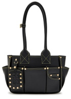 Ganni Posy Small Leather Shoulder bag - Black - One Size