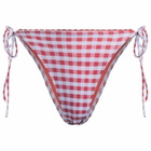 Damson Madder Women's Tie Side Bikini Bottom in Blue/Red