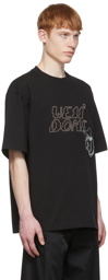 We11done Black Cotton T-Shirt