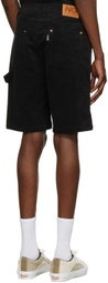 Noon Goons Black Cotton Shorts