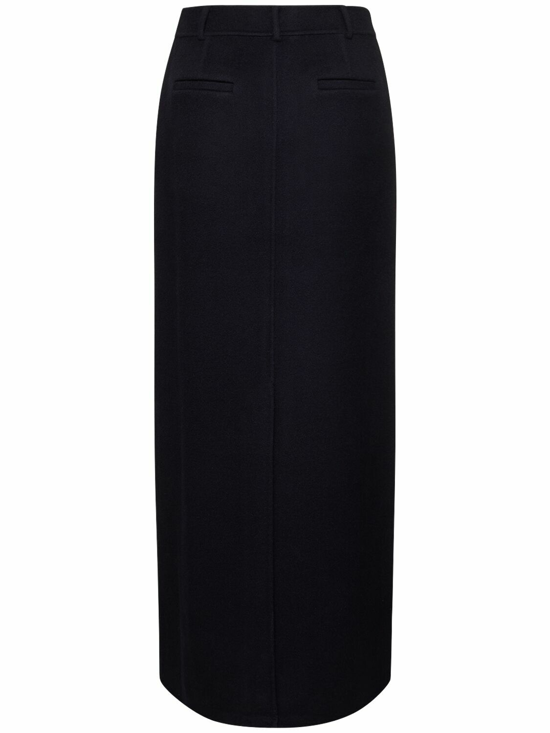 Malvo Long Pencil Skirt Black