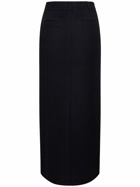 THE FRANKIE SHOP - Malvo Wool Long Pencil Skirt