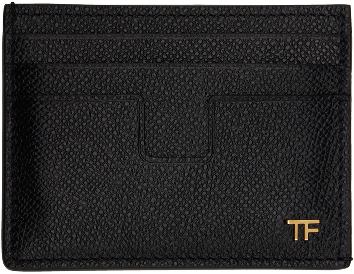 Photo: TOM FORD Black T Line Card Holder