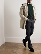 Canali - Slim-Fit Textured Merino Wool Sweater - Green