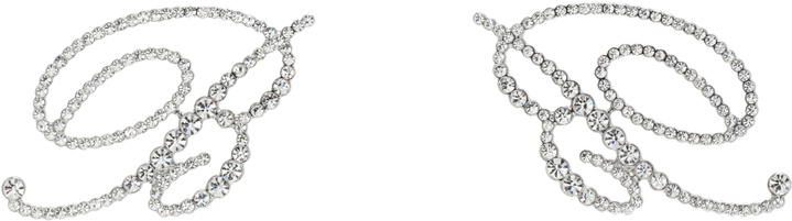 Photo: Blumarine Silver 'B' Earrings