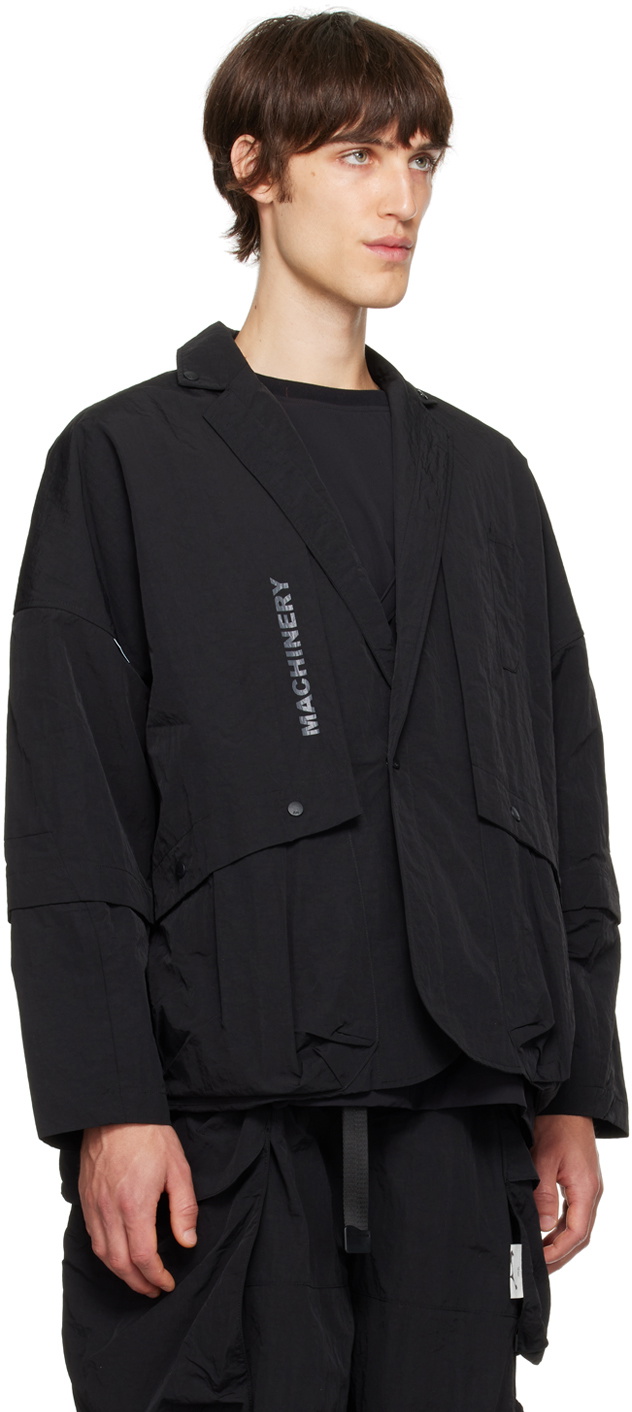 Archival Reinvent Black WIND AND SEA Edition Suit Jacket