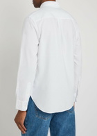 Officine Générale Cotton Oxford Shirt White