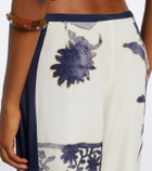 SIR Phillipa floral wide-leg pants