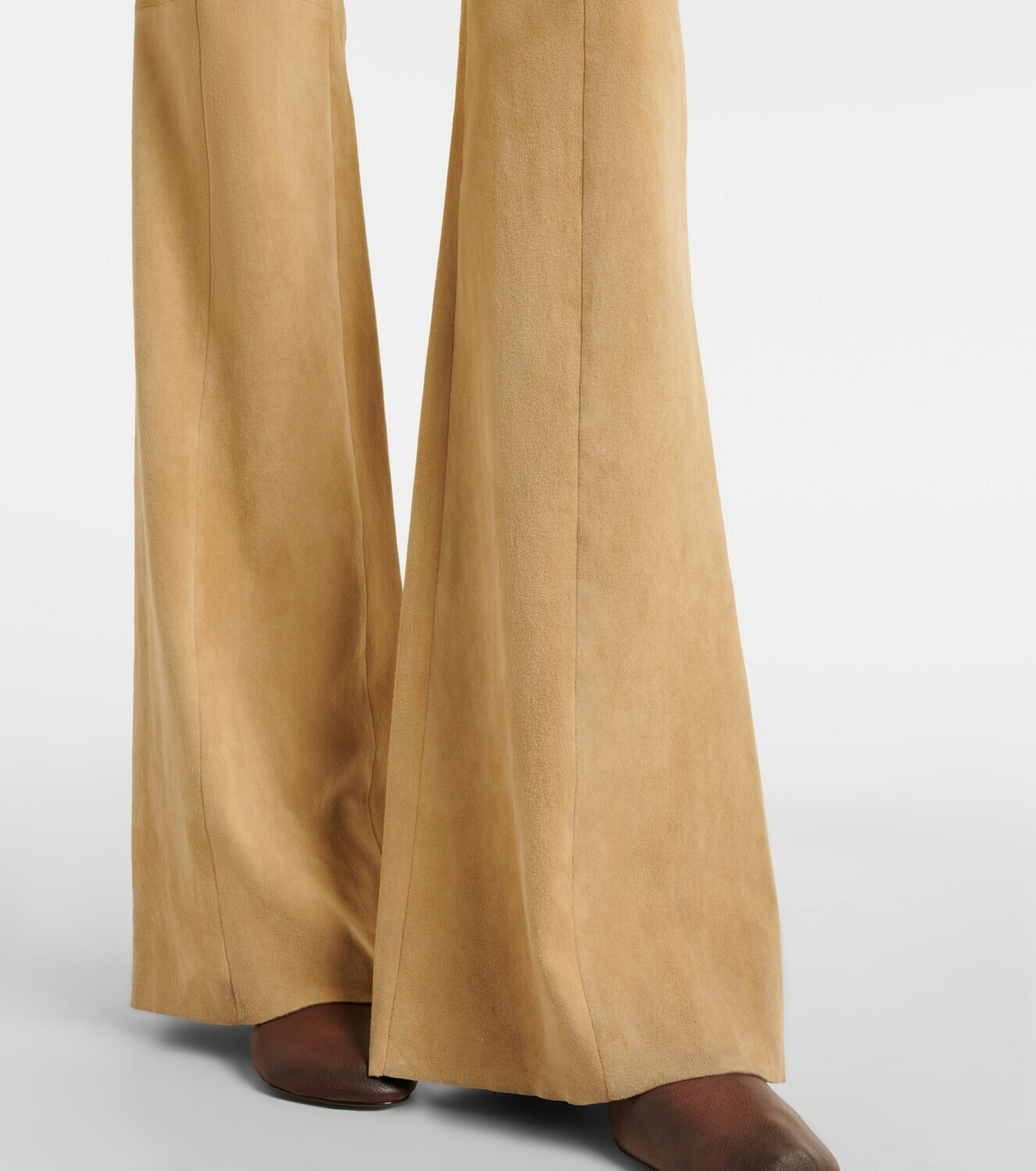 Stouls Gege suede flared pants