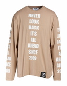 Msgm Mens T-shirt in Beige