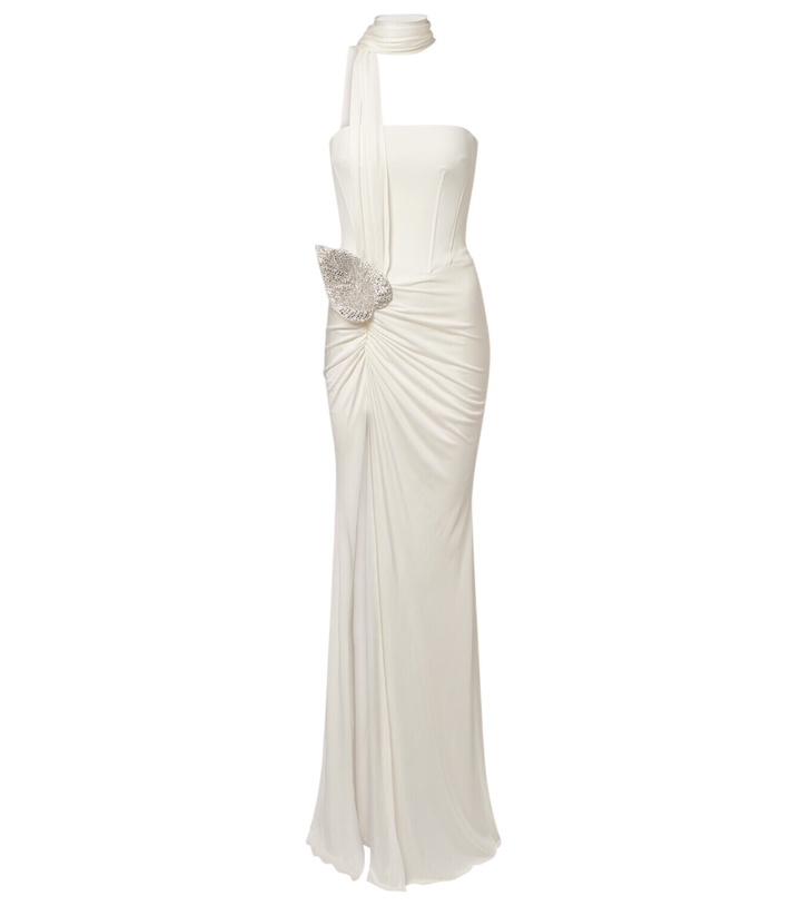 Photo: David Koma Embellished bustier gown