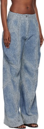 Kiko Kostadinov Blue Centennial Jeans