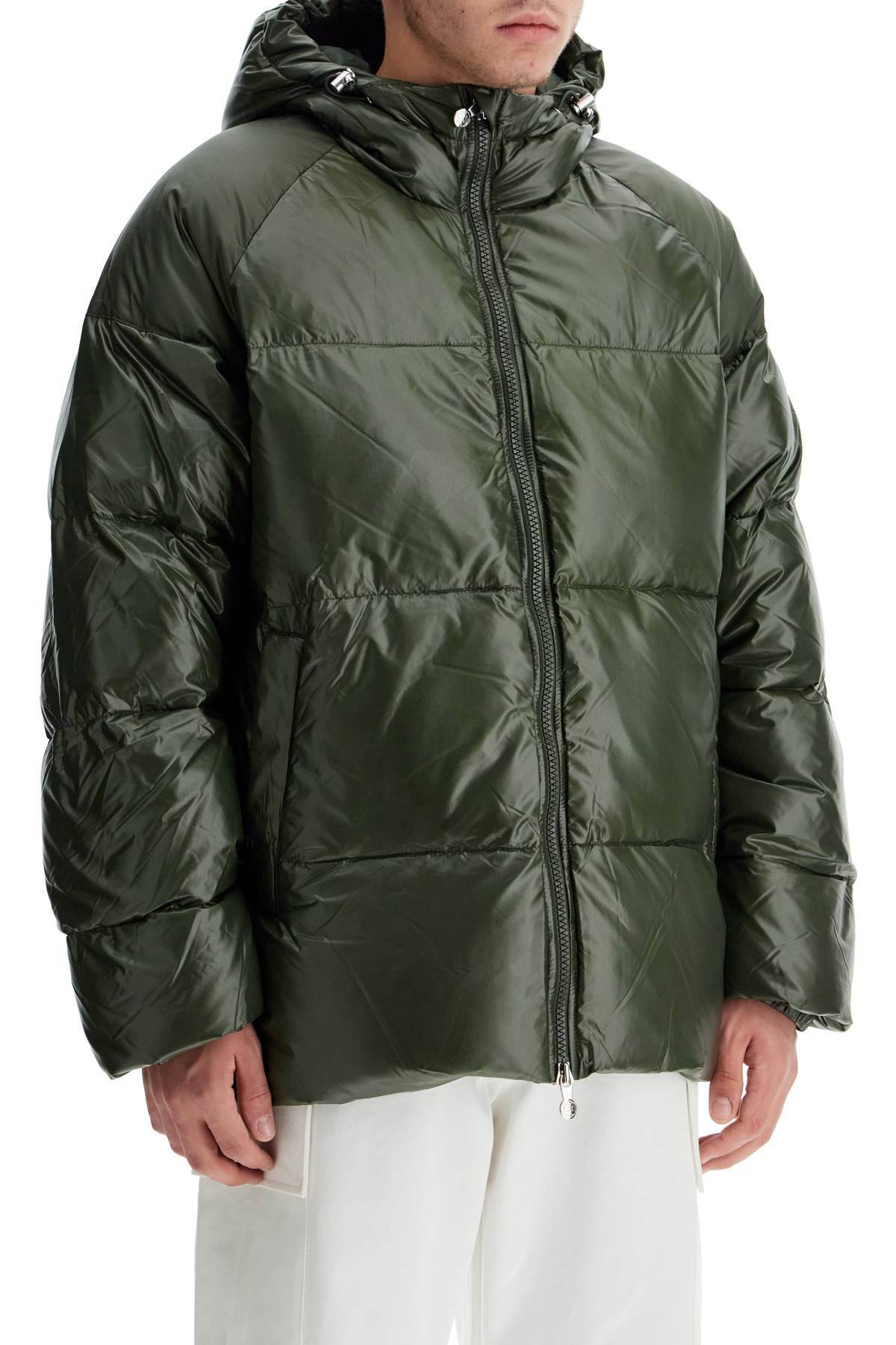 PYRENEX sten 3 shiny down jacket Khaki