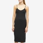 Joah Brown Women's Relaxed V Neck Midi Dress in Vintage Black