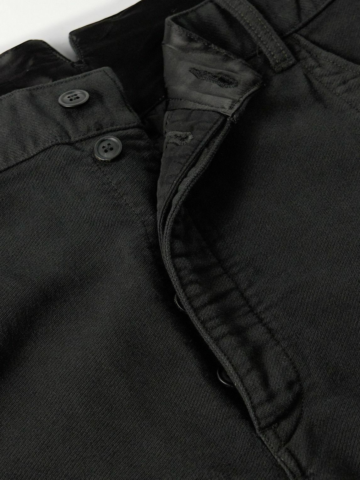 Visvim - Pastoral Straight-Leg Wool, Linen and Cotton-Blend Moleskin Trousers - Black