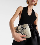 Khaite Bobbi snake-effect leather shoulder bag