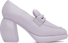 Martine Rose Purple Clarks Edition Loafer Heels
