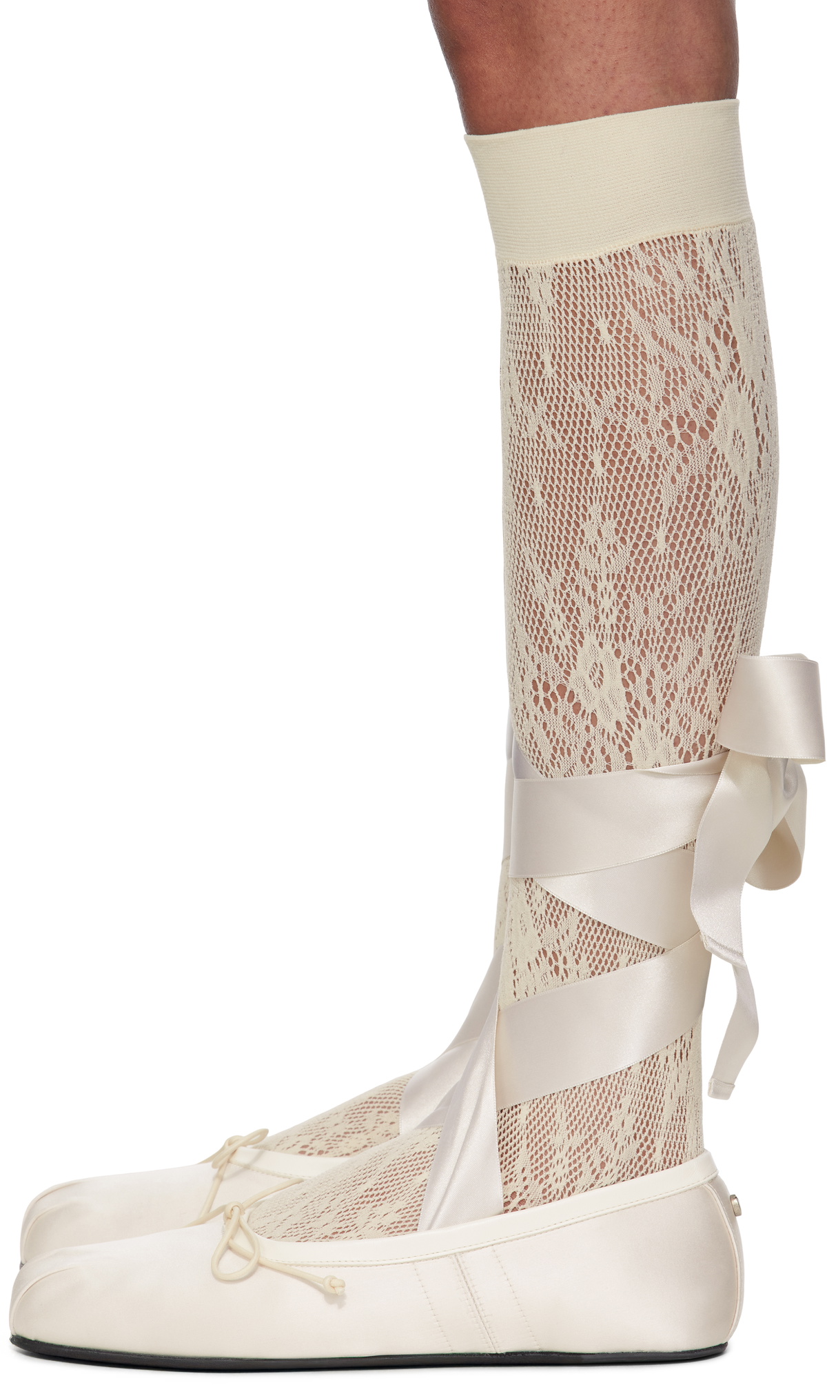 Ann Demeulemeester Off-White Paloma Ballerina Flats