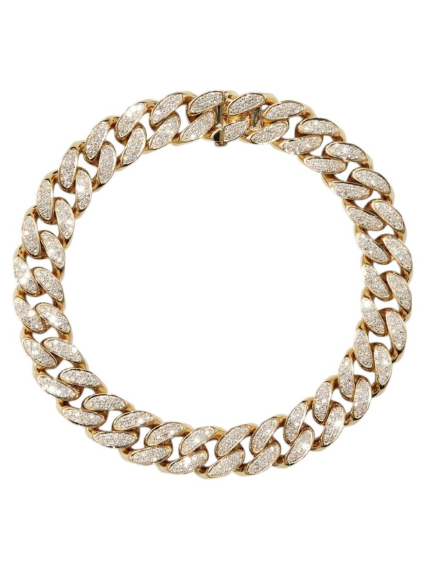 Photo: SHAY 18K Yellow Gold Flat Link Diamond Bracelet