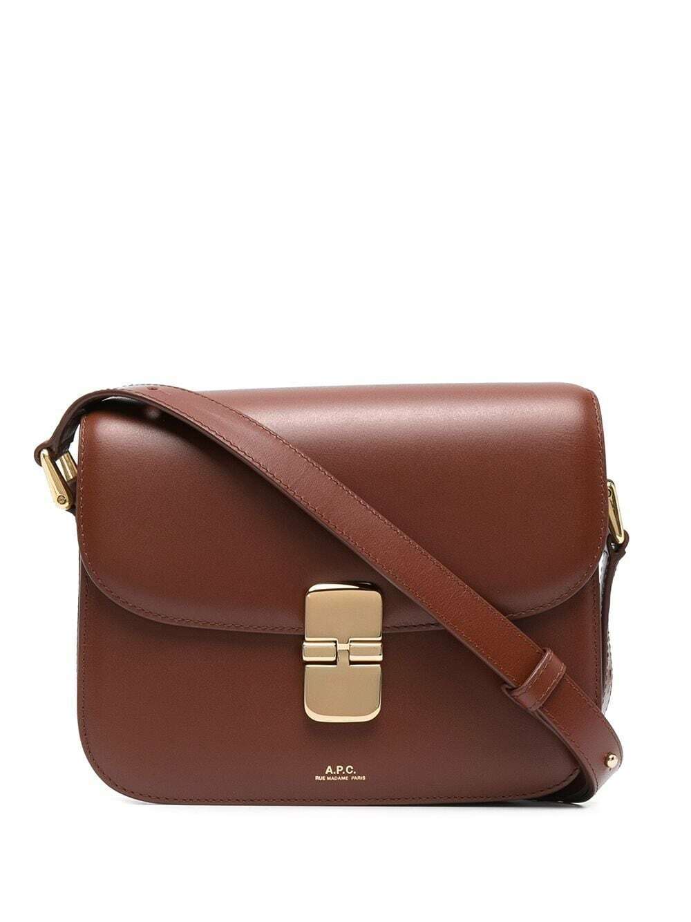 A.P.C. Grace Small Canvas Shoulder Bag in Natural