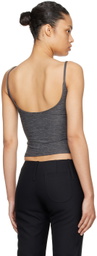 Fax Copy Express Gray Deep U-Cut Tank Top