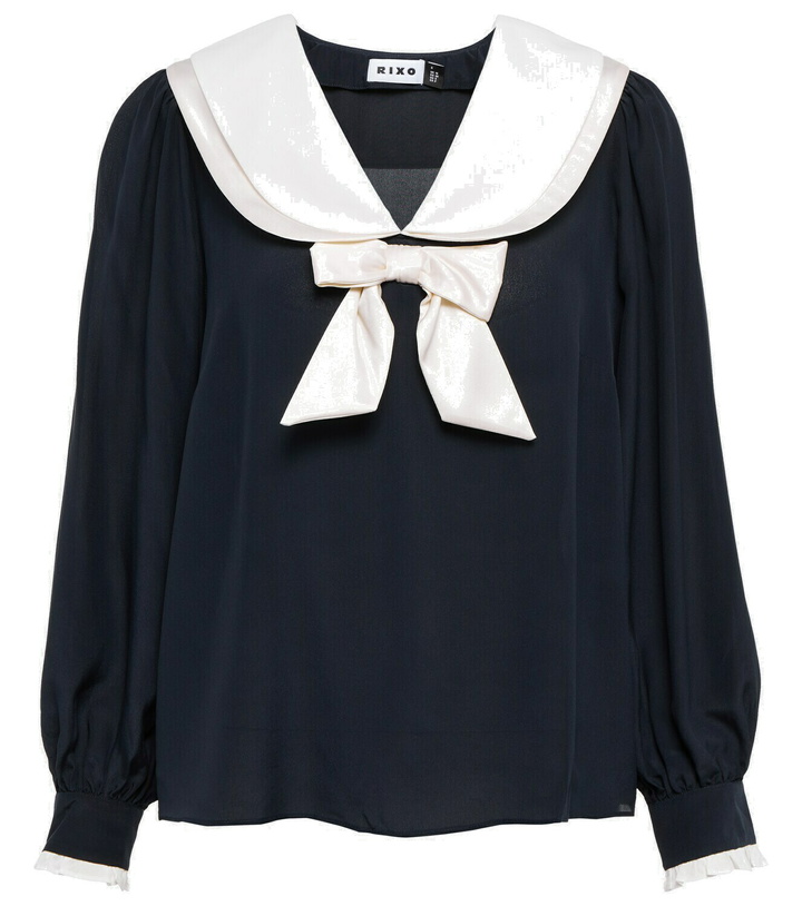 Photo: Rixo Eimer silk blouse