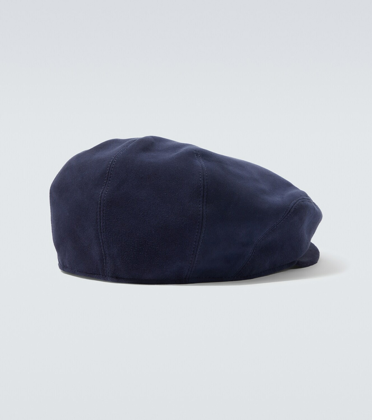 Borsalino Suede newsboy cap