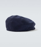 Borsalino Suede newsboy cap