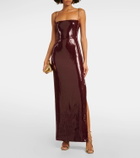 Galvan Stargaze sequined gown