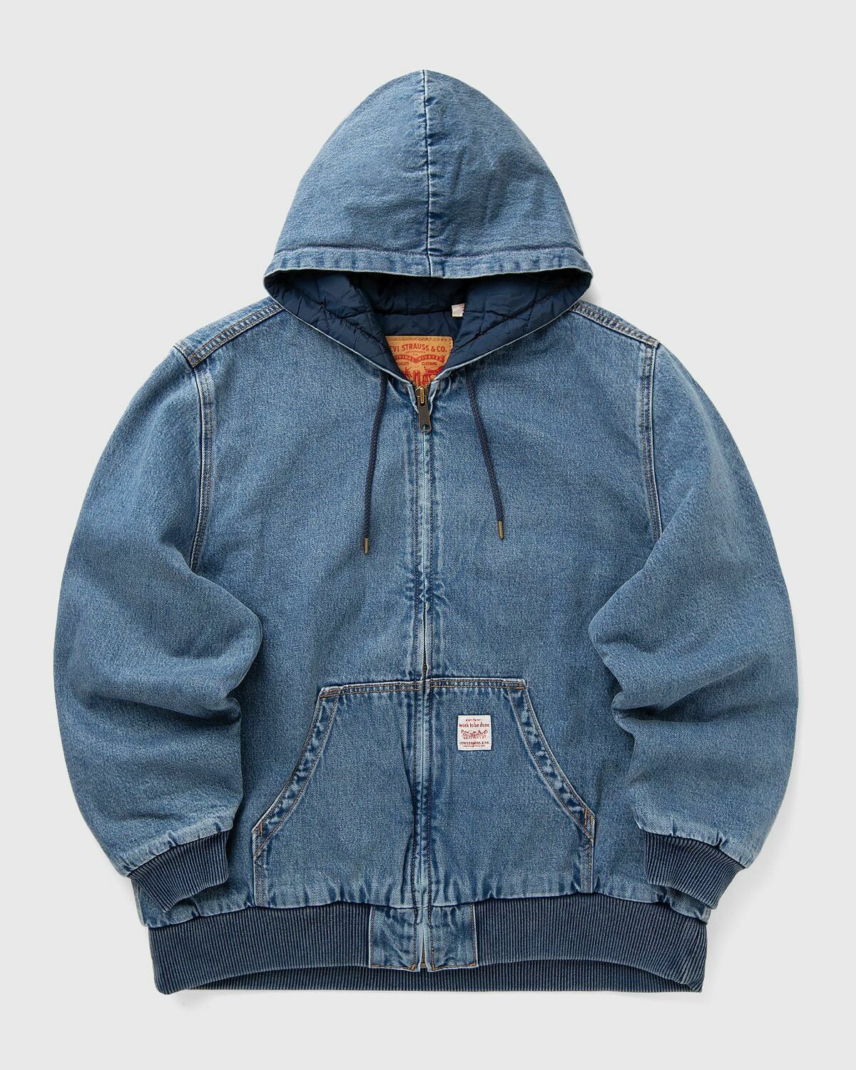 Levis POTRERO DENIM HOODY Blue Mens Denim Jacket