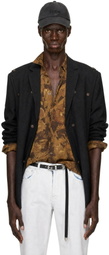 Y/Project Black Snap Panel Blazer