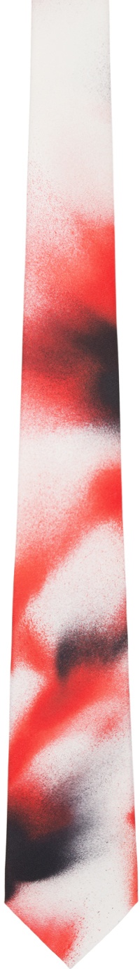Photo: Alexander McQueen Multicolor Sprayed Tie