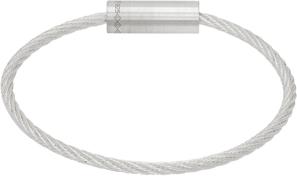 Le Gramme Silver Cable 'Le 9g' Bracelet