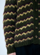 Brain Dead Zig Zag Striped Cardigan