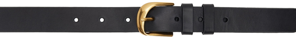 FRAME Black Twist Buckle Belt
