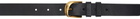 FRAME Black Twist Buckle Belt