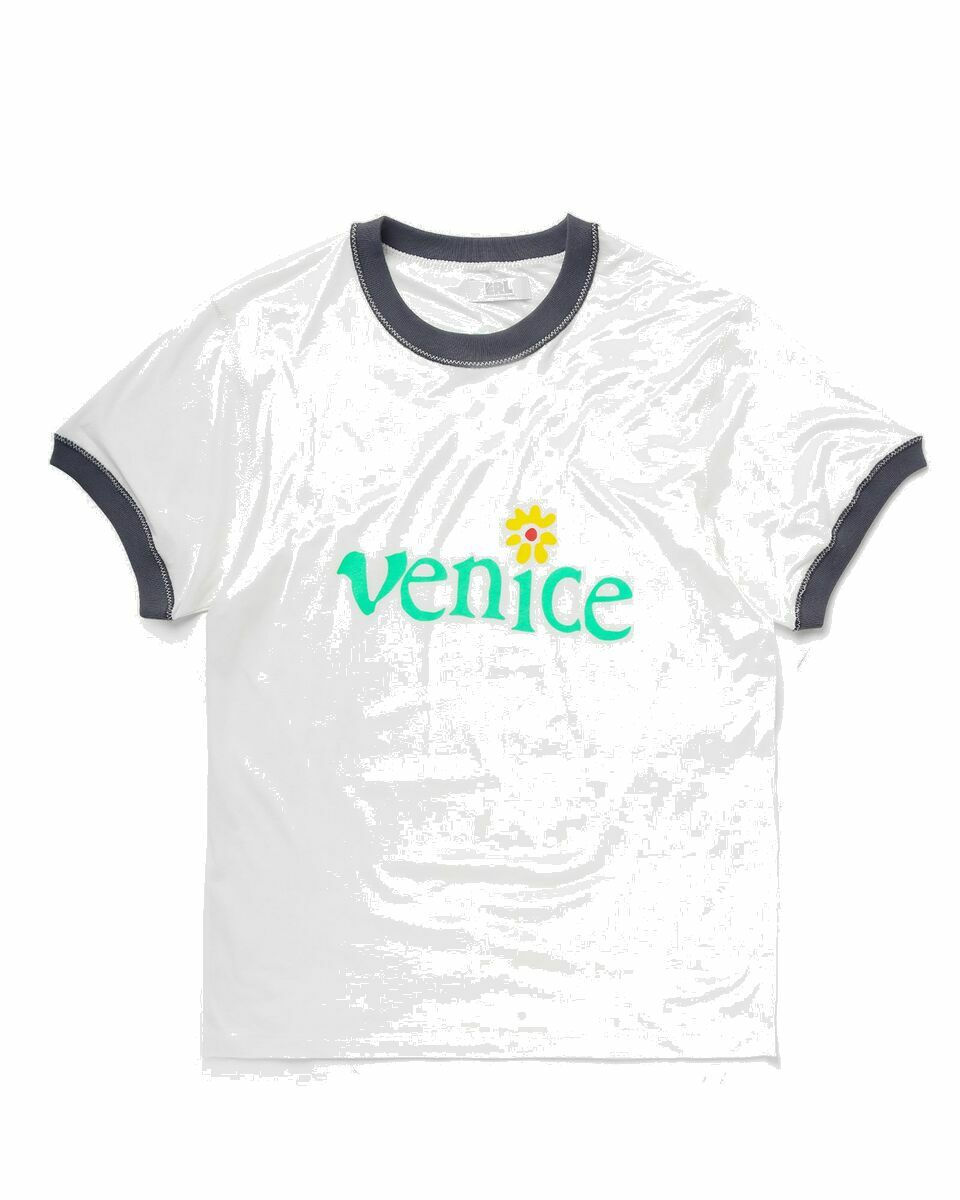 Photo: Erl Venice Tshirt Knit White - Mens - Shortsleeves
