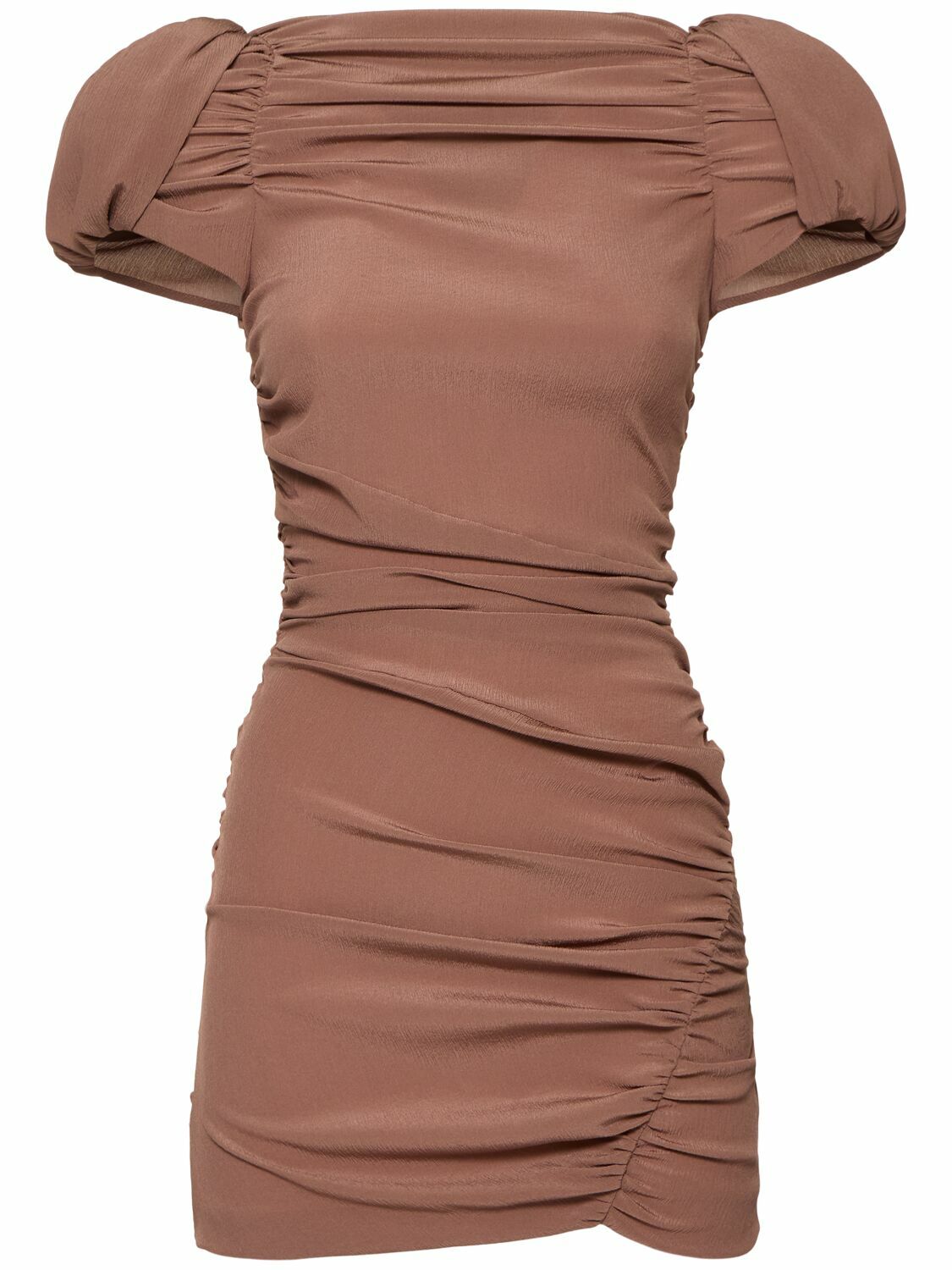 knee length dresses for ladies Floral Draped Mini Dress | Magda Butrym