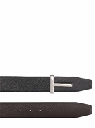 TOM FORD - Reversible Leather T Belt