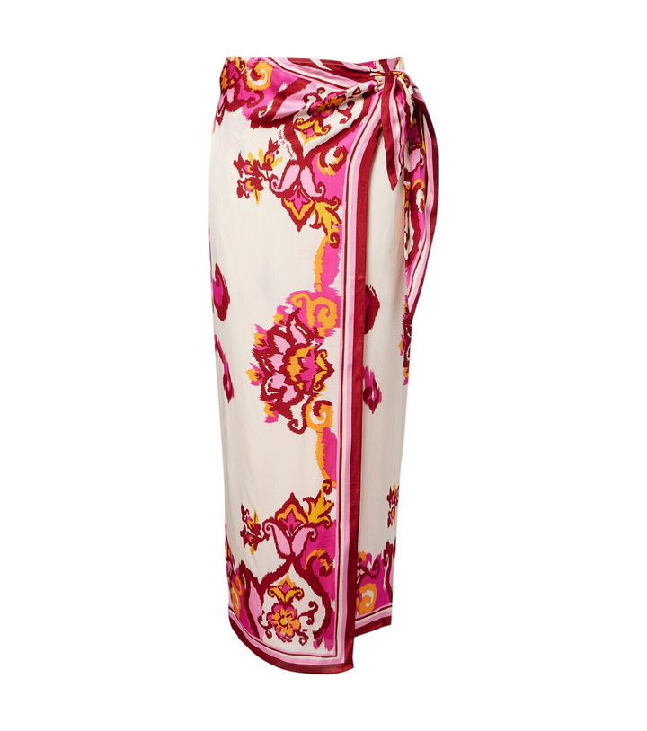 Photo: Poupette St Barth Dana printed wrap skirt