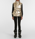 Jet Set Gardena metallic puffer vest