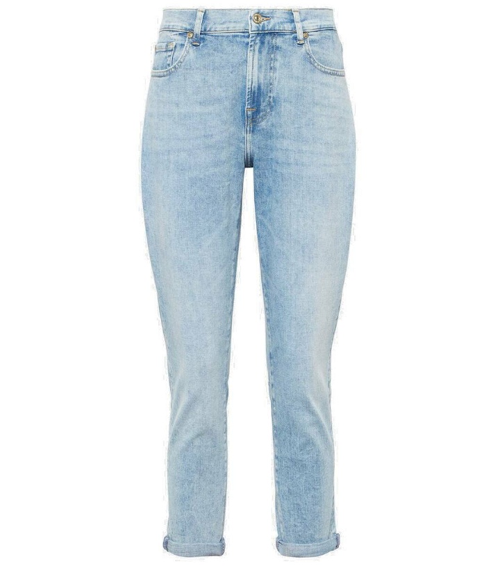 Photo: 7 For All Mankind Josefina mid-rise slim jeans
