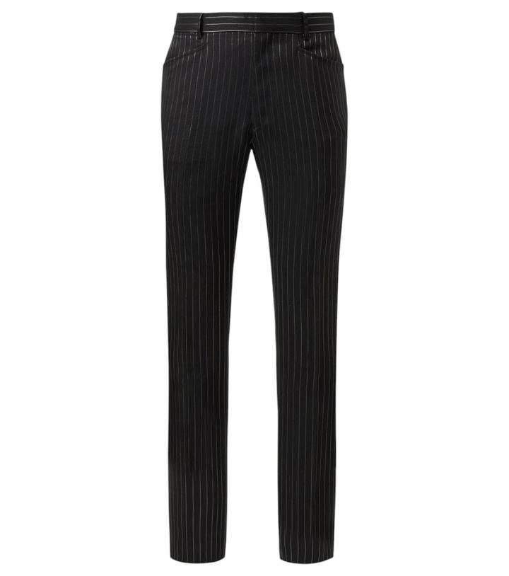 Photo: Tom Ford Dylan striped wool and silk suit pants