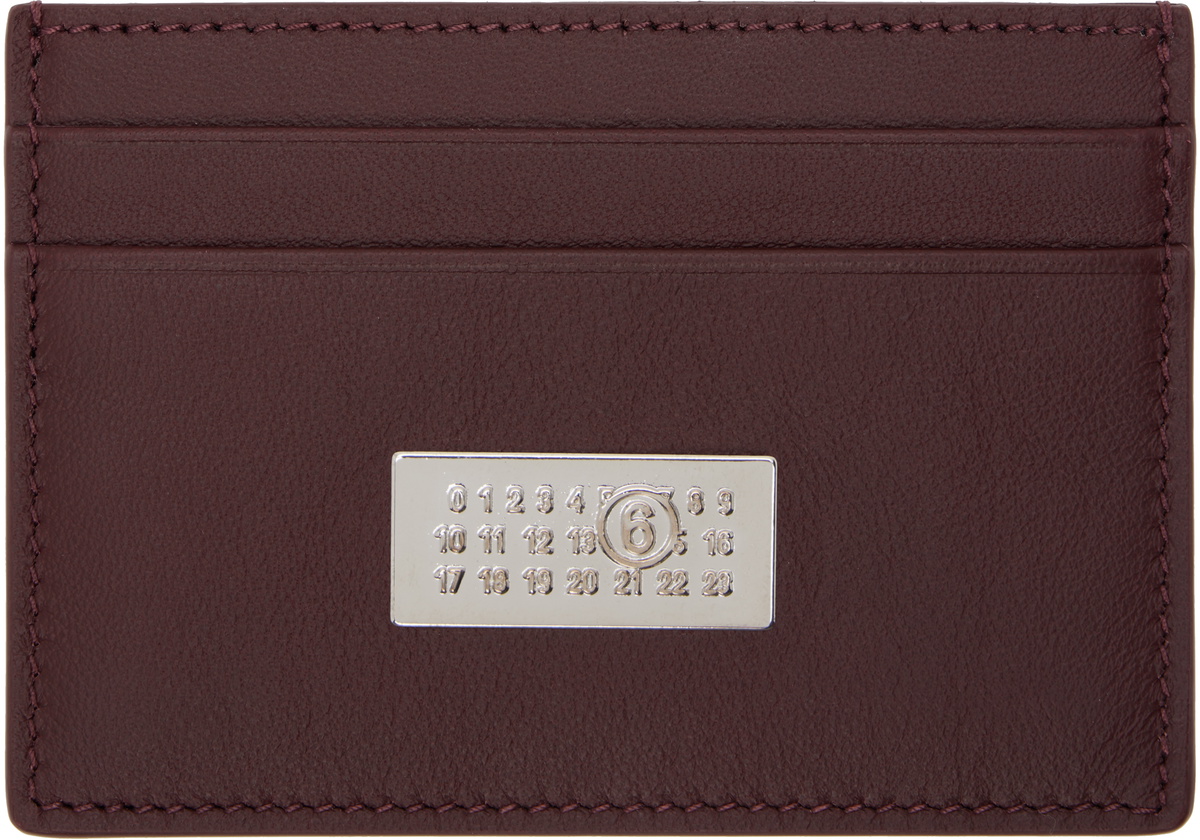 MM6 Maison Margiela カードケース なる♩ MM6 Maison Margiela Black Numeric Card Holder MM6 Maison
