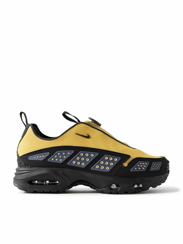 Photo: Nike - Air Max SNDR Rubber-Trimmed Scuba Sneakers - Yellow
