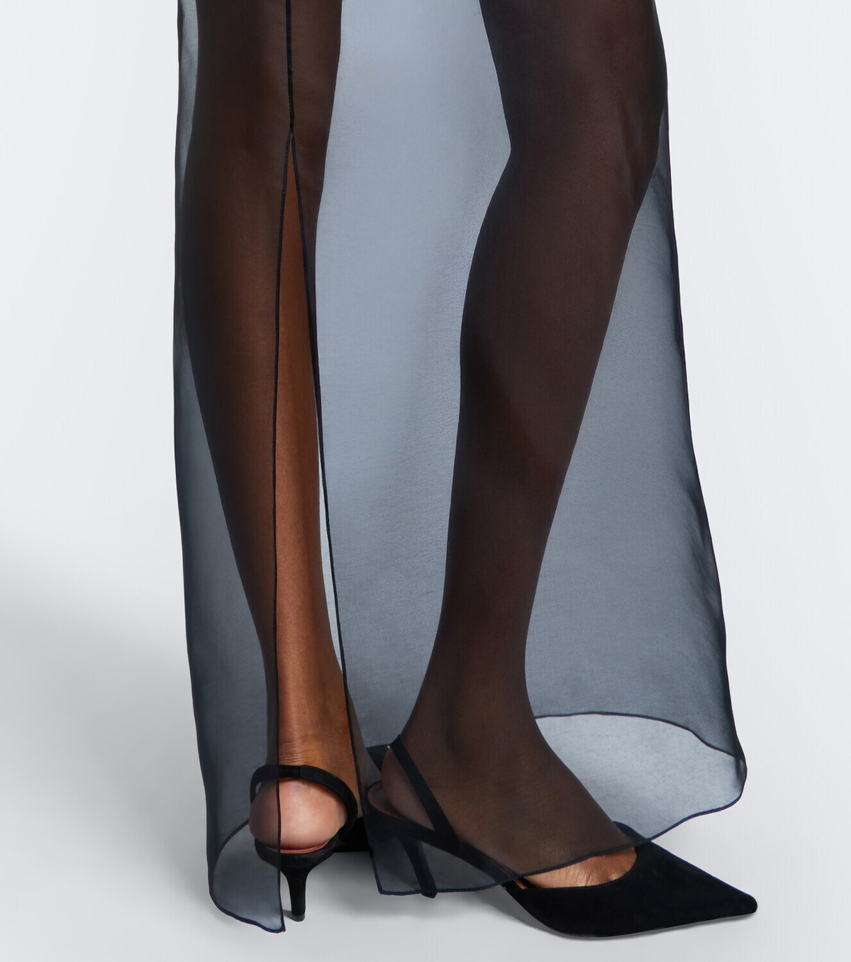 Carolina Herrera Silk faille and organza bustier gown