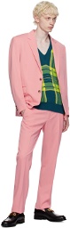 Versace Pink Formal Blazer