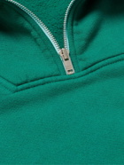Les Tien - Yacht Cotton-Jersey Zip-Up Sweatshirt - Green
