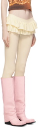 Emily Watson Off-White Frilly Skort Leggings