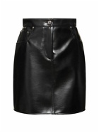 MSGM - Faux Leather Mini Skirt